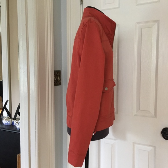 Lole Stretch Cotton Zip Front Jacket Terra Cotta - Picture 6 of 11